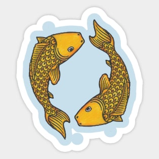 Koi Fish Sticker